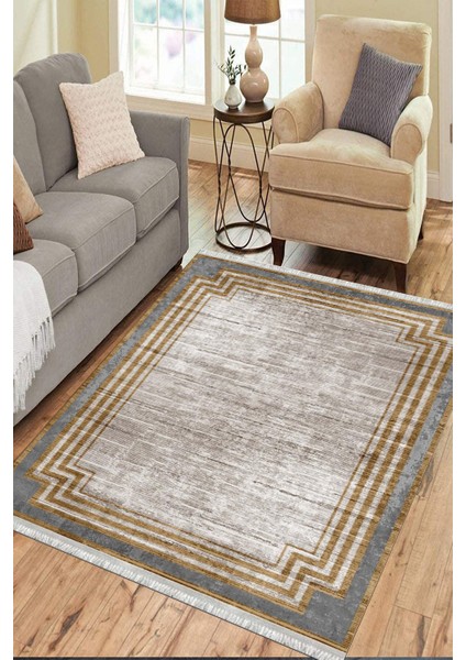 Dekoratif Vintage Halı Makinede Yıkanabilir Kaymaz Taban Kilim Dot Tabanlı Salon Halısı 0081A modelleri
