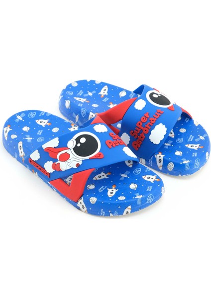 Erkek Çocuk Yazlık Poliüretan Islak Zemine Uygun Ev Bahçe Havuz Plaj Günlük Terlik modelleri