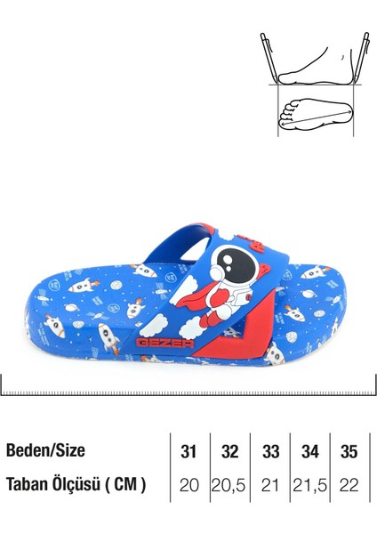 Erkek Çocuk Yazlık Poliüretan Islak Zemine Uygun Ev Bahçe Havuz Plaj Günlük Terlik fiyatları