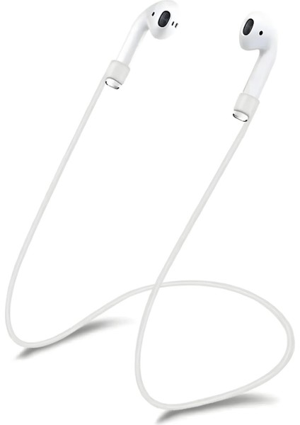 Airpods 1 2 3 4 Pro 1-2. Nesil ile Uyumlu Manyetik Mıknatıslı Silikon Kulaklık Ipi - FC1097