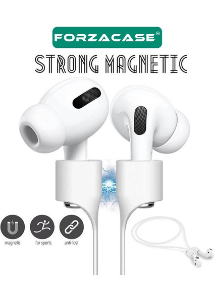 Airpods 1 2 3 4 Pro 1-2. Nesil ile Uyumlu Manyetik Mıknatıslı Silikon Kulaklık Ipi - FC1097 indirimleri