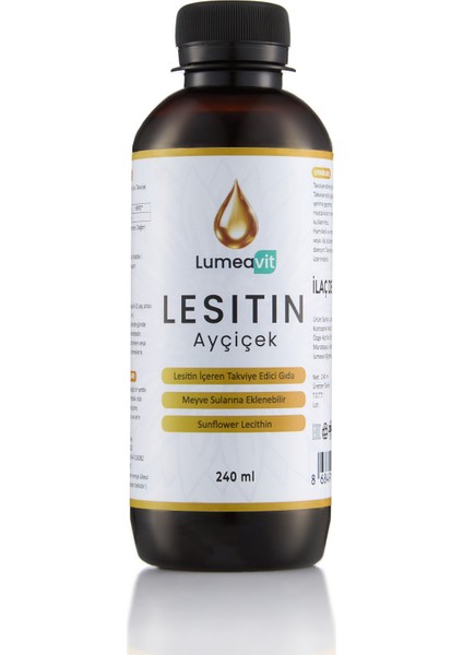 Ayçiçek Lesitin: 240 ml. Takviye Edici Gıda. modelleri