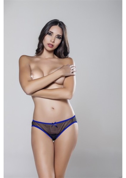 Moonlight 9233 Arka Bölgesi Açık Tül String OZN-4024