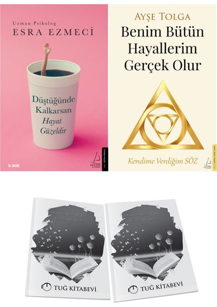 Düştüğünde Kalkarsan Hayat Güzeldir ve Benim Bütün Hayallerim Gerçek Olur + Hediyeli