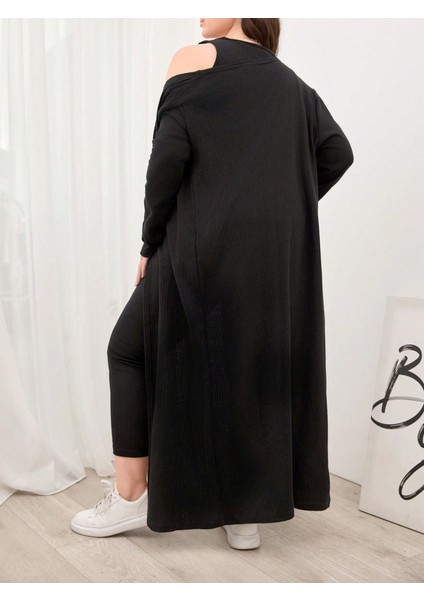 Kadın Uzun Kollu Hırka Atlet ve Eşofman Yün Viskon Üçlü Takım fırsatları