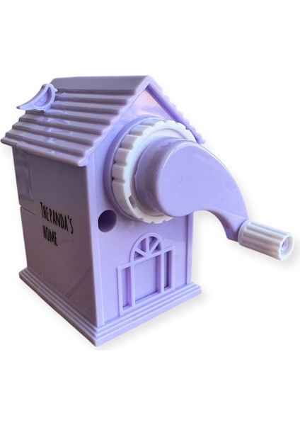 Sevimli Hayvan Temalı Ev Şeklinde Kalemtraş, Panda, Kedi ve Tavşan Desenleri, 3 Renk Seçeneği fiyatları