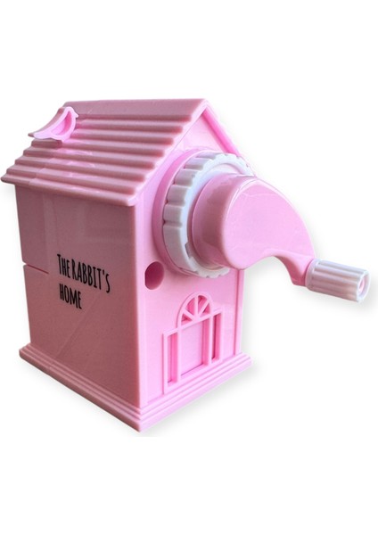 Sevimli Hayvan Temalı Ev Şeklinde Kalemtraş, Panda, Kedi ve Tavşan Desenleri, 3 Renk Seçeneği fiyatları