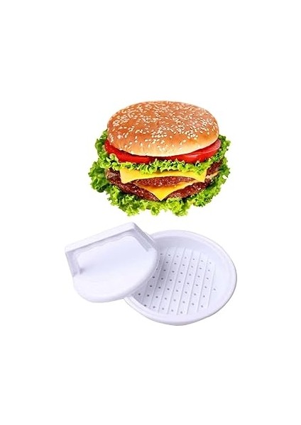 Buffer® Hamburger ve Köfte Şekillendirici Köfte Kalıbı Pratik Burger Pres Aparatı