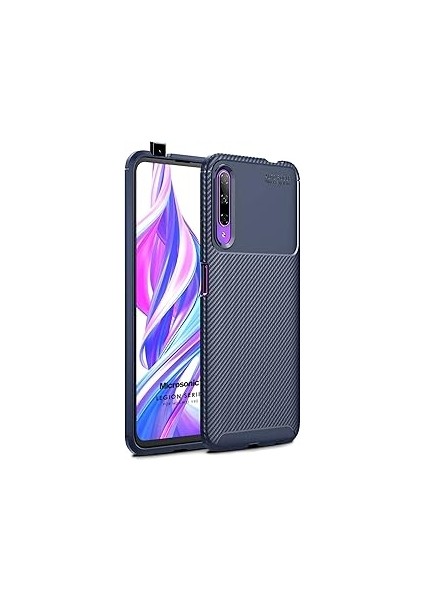 Microsoic Huawei Y9S Içi Kılıf Legio Series Lacivert [Y9S ile Uyumlu Kılıf - Lacivert]