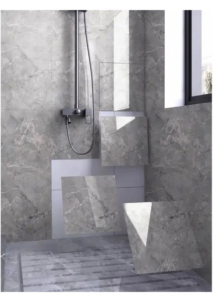 Gri Mermer Desen Du Sticker (30*30) fiyatları