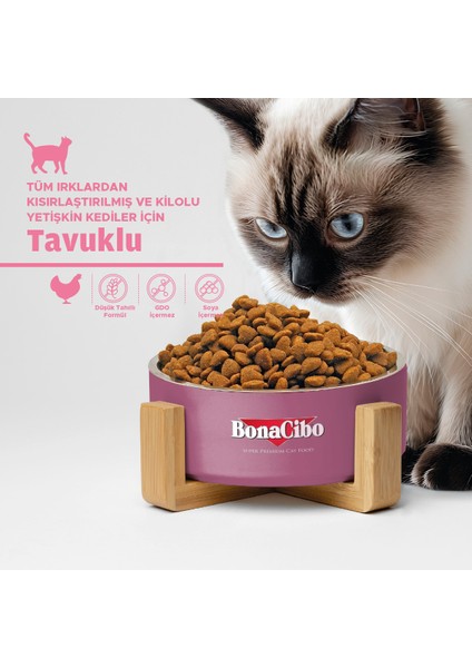 Adult Cat Kısırlaştırılmış Yetişkin Kedi Maması 5 Kg, Tüm Irklar Için, Doğal, Şeker Içermez modelleri