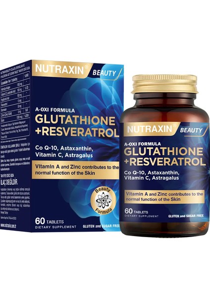 A-Oxı Formula Glutathıone Resveratrol 60 Tablet fiyatları