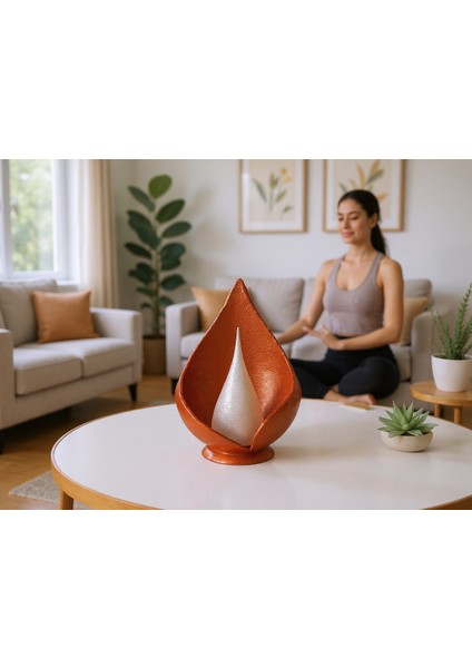 Mira El Yapımı Modern Minimal Abajur, Reçine Gövde & Heykelsi Tasarım, Opal ve Beyaz Difüzörlü fiyatları