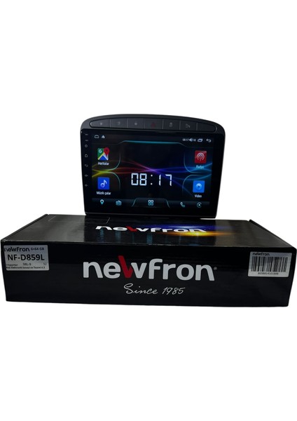 Peugeot 308 (Gri) Newfron 6-64 Tam Profesyonel Oem Multimedia