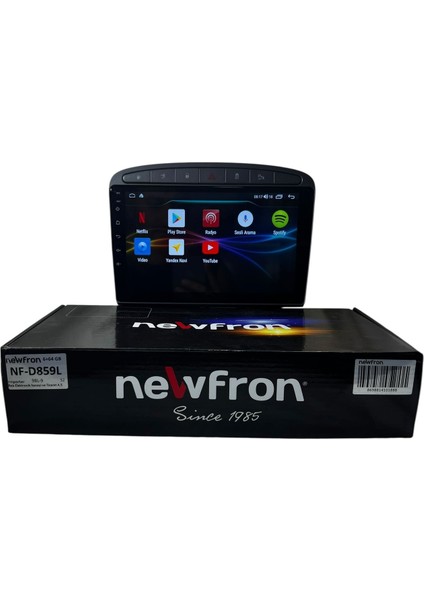 Peugeot 308 (Gri) Newfron 6-64 Tam Profesyonel Oem Multimedia modelleri