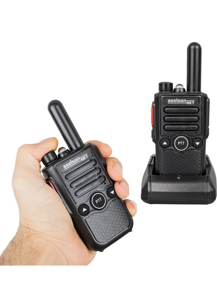 Aselsan A446C1 Tekli 16 Kanal 10KM Pmr 446 Telsiz (4887)