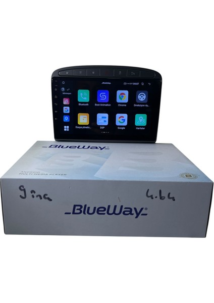Peugeot 308 (Gri) Blueway 4-64 Profesyonel Oem Multimedia fiyatları