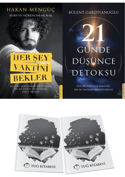 Her Şey Vaktini Bekler ve 21 Günde Düşünce Detoksu + Hediyeli