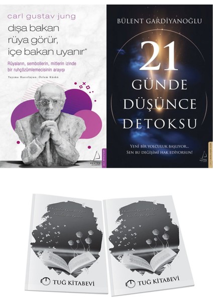 Dışa Bakan Rüya Görür, Içe Bakan Uyanır ve 21 Günde Düşünce Detoksu + Hediyeli
