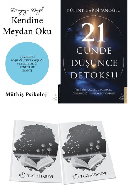 Dünyaya Değil Kendine Meydan Oku ve 21 Günde Düşünce Detoksu + Hediyeli