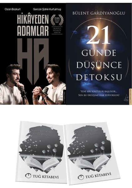 Hikâyeden Adamlar ve 21 Günde Düşünce Detoksu + Hediyeli