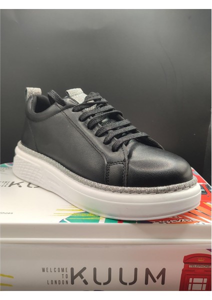 Siyah Simli Sneakers Premium Kadın Ayakkabı