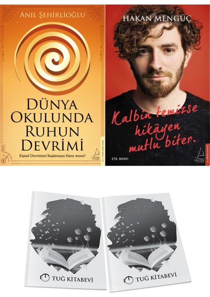 Dünya Okulunda Ruhun Devrimi ve Kalbin Temizse Hikayen Mutlu Biter + Hediyeli