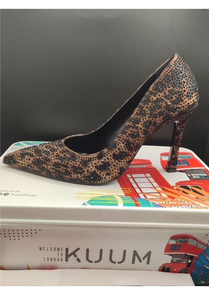 3 Farklı Model Deri Stiletto Kadın Topuklu Abiye Ayakkabı modelleri