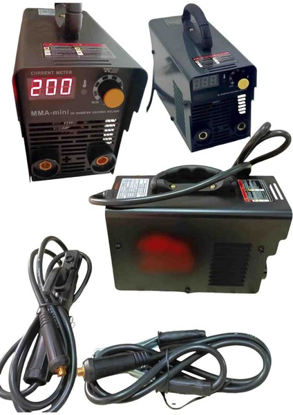 Plus Mma-Mini Turbo Fanlı Dijital Arc Inverter Kaynak Makinesi