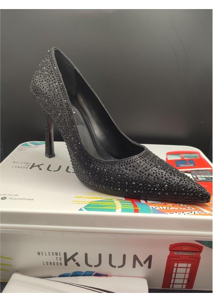 3 Farklı Model Deri Stiletto Kadın Topuklu Abiye Ayakkabı