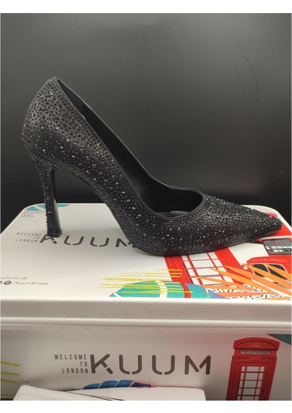 3 Farklı Model Deri Stiletto Kadın Topuklu Abiye Ayakkabı modelleri