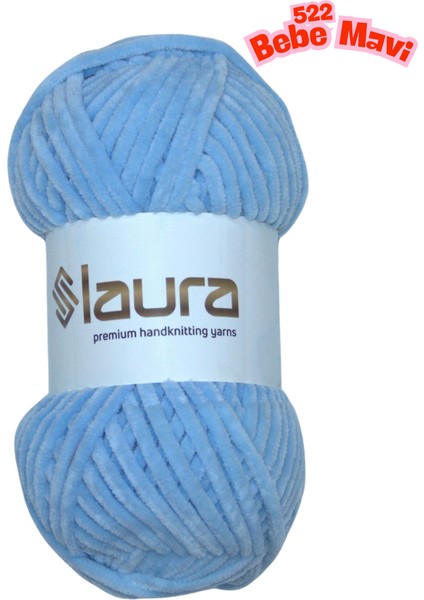 Kadife El Örgü İpi, 100 Gr. 120 Mt., %100 Mikro Polyester