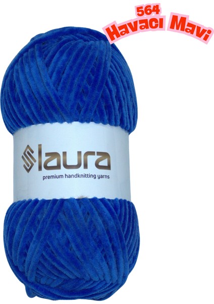 Kadife El Örgü İpi, 100 Gr. 120 Mt., %100 Mikro Polyester