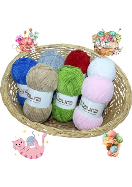 Kadife El Örgü İpi, 100 Gr. 120 Mt., %100 Mikro Polyester fiyatları