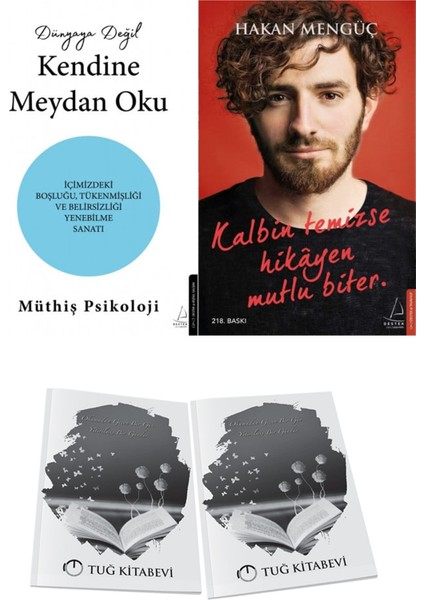 Dünyaya Değil Kendine Meydan Oku ve Kalbin Temizse Hikayen Mutlu Biter + Hediyeli