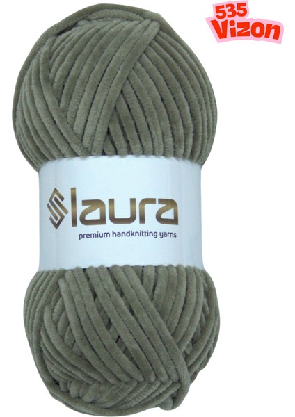 Kadife El Örgü İpi, 100 Gr. 120 Mt., %100 Mikro Polyester