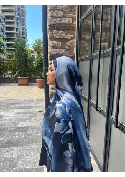 Tomurcuk Desen Vual Soft Şal