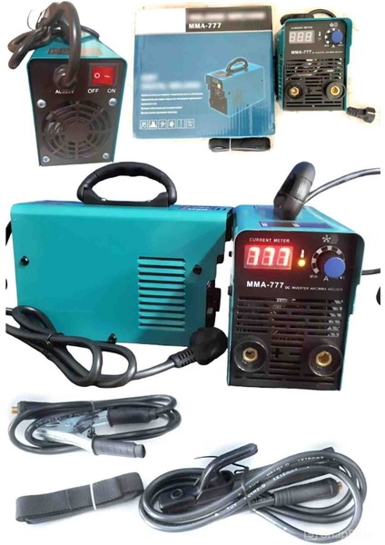 EEA353 Mma 777 Inverter Turbo Çanta Elektrikli Kaynak Makinesi Mavi