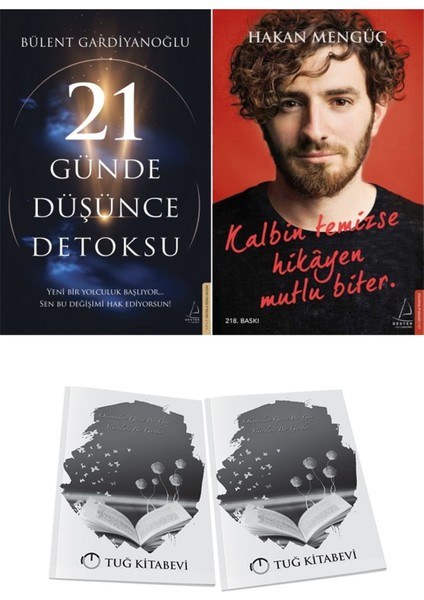 21 Günde Düşünce Detoksu ve Kalbin Temizse Hikayen Mutlu Biter + Hediyeli