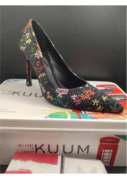 3 Farklı Model Deri Stiletto Kadın Topuklu Abiye Ayakkabı