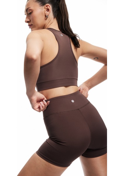 Yeni Sezon Yüksek Bel Slim Fit Biker Spor Tayt