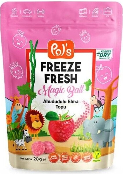 Pol S Freeze Fresh Magic Ball Ahududulu Elma Topu 20 gr fiyatları