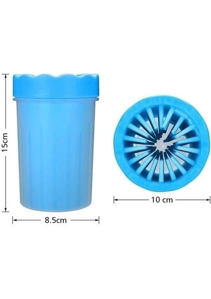 Silikon Jel Fırçalı Kedi Köpek Pati Ayak Yıkama Temizleme Kovası (Küçük) modelleri