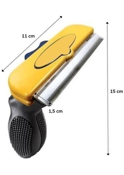 Kedi ve Köpekler Için Kısa Tüylü Köpek Tarağı Tüy Toplayıcı Tarak Large modelleri