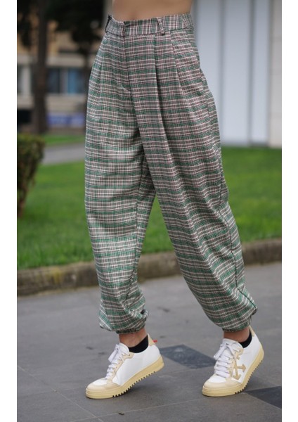 Ekose Desen Şalvar Pantolon fiyatları