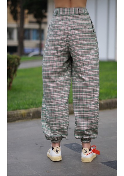 Ekose Desen Şalvar Pantolon fırsatları