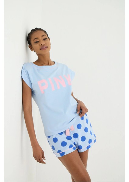 Agnes Örme Kısa Kol Pijama - Tshirt Şort Set fiyatları