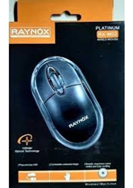 RX-M02 USB Kablolu Siyah Mouse modelleri