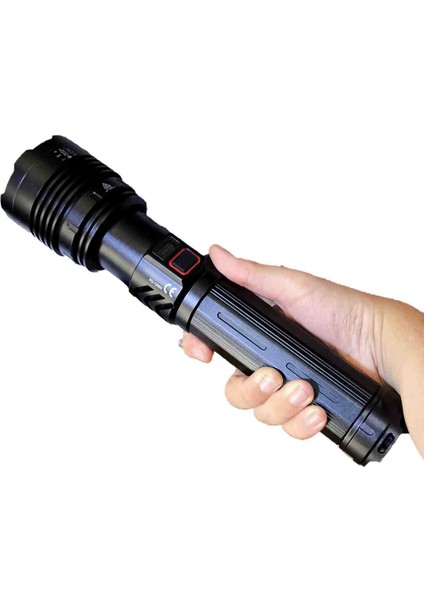 Avcı El Feneri 5000 Lümen PD-12500 50 Watt Zoomlu Çift Pil 18000 Mah modelleri