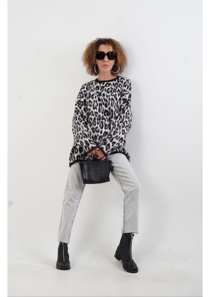 Siyah Leopar Şardonlu Bluz fiyatları